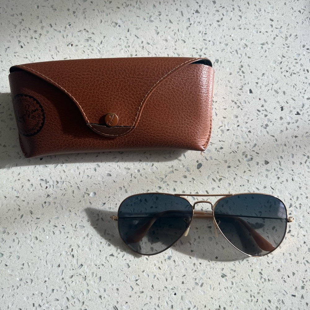 Ray Ban Polarized Aviator Sunglasses